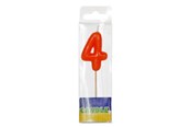 Lelut - Folat BV Luxury Birthday Candle - 4 years - 07774