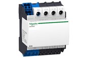 Sähkökeskustarvikkeet - Schneider Electric Linergy DX distribution block for DIN rail 63A 4-pole connection at the top 1x25 mm2.4x6 mm2 per phase - LVS04040