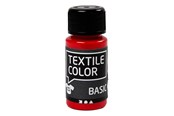 Luovat leikit - Creativ Company Textile Color Semi-opaque Textile Paint - Primary Red 50ml - 34208