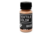 Luovat leikit - Creativ Company Textile Color Semi-opaque Textile Paint - Light Beige 50ml - 34210