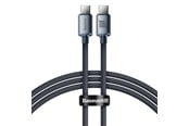 USB kaapelit - Baseus CAJY000601 USB-C - USB-C PD cable 100W 5A 480Mb/s 1.2m - black - CAJY000601