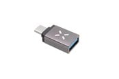 USB kaapelit - FIXED LINK USB-C Uros / USB-A Naaras adapteri Harmaa - FIXA-UC-GR