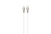 USB kaapelit - FIXED METAL USB-C/Lightning MFI punottu kaap. 0.5m Valk. - FIXDB-CL05-WH