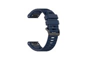 Smartwatch - Lisävarusteet - FIXED Silikoniranneke Garmin QuickFit 22 mm Sininen - FIXSST-QF22MM-BL
