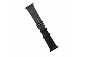 Smartwatch - Lisävarusteet - FIXED Aito nahkaranneke Apple Watch 42/44/45/49mm Musta - FIXLST-434-BK