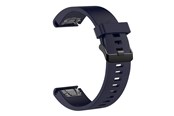 Smartwatch - Lisävarusteet - FIXED Silikoniranneke Garmin QuickFit 20 mm Sininen - FIXSST-QF20MM-BL