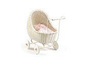 Nuket, pehmolelut ja oheistarvikkeet - Smallstuff - Doll Stroller - Off White - 51001-02