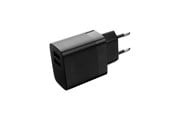 Puhelin - Adapterit & Laturit - FIXED Kotilaturi 2xUSB-A 17W Musta - FIXC17N-2U-BK