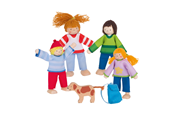 Nuket, pehmolelut ja oheistarvikkeet - Goki Dollhouse Family - 51863