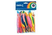 Askartelu- ja taidetarvikkeet - Haza Witbaard Colored Feathers 100pcs. - 192322
