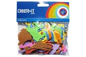 Askartelu- ja taidetarvikkeet - Haza Witbaard Foam stickers Animals 64 pcs. - 192300