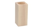 Askartelu- ja taidetarvikkeet - Playwood Tea light holder Square beech wood 13cm - SL204C