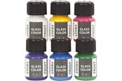 Luovat leikit - Creativ Company Glass Color Frost Glass Paint Color 6x30ml - 31760