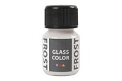 Luovat leikit - Creativ Company Glass Color Frost Paint - White 30ml - 31780