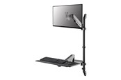 Näytön kiinnitys - Neomounts WL90-325BL1 mounting kit - sit-stand workstation - for LCD display / keyboard / mouse - black - WL90-325BL1