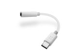 USB kaapelit - FIXED Audiosovitin USB-C/3.5mm Naaras 10cm Valkoinen - FIXL-CJD-WH