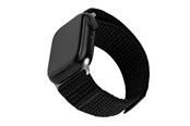 Smartwatch - Lisävarusteet - FIXED Nylonranneke Apple Watch Ultra-2/49mm Musta - FIXNST2-1029-BK