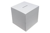 Lastenhuone - Playwood Wooden Money Box Square White - SL2281