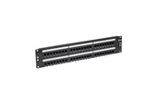 Lisätarvikkeet - Tripp Lite 48-Port Cat6 Cat5 Patch Panel Rackmount 110 Punch Down RJ45 Ethernet 1URM 568B - patch panel - 19" - N252-048