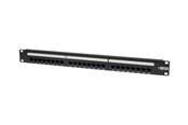 Lisätarvikkeet - Tripp Lite 24-Port Cat6 Cat5 Patch Panel Feed Through Rackmount 568A/B RJ45 1URM TAA - patch panel - 1U - 19" - N254-024