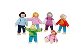 Nuket & tarvikkeet - Goki Wooden Dollhouse Dolls Flexible Modern Family 6pcs. - 51496