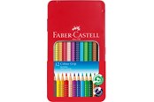 Kirjoitus- ja piirustustarvikkeet - Faber-Castell Col.pencil Colour Grip tin/12x - 112413