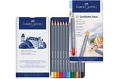 Kirjoitus- ja piirustustarvikkeet - Faber-Castell Watercol. penc. Goldfaber Aqua tin of 12 - 114612