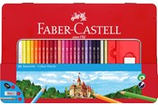 Luovat leikit - Faber-Castell Colour pencils hexagonal tin 48x - 115888