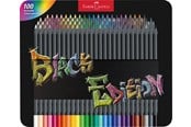 Kirjoitus- ja piirustustarvikkeet - Faber-Castell Colour Pencils Black Edition tin 100x - 116490