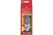 Kirjoitus- ja piirustustarvikkeet - Faber-Castell Colour pencils erasable Grip set 10x - 116613