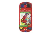 Luovat leikit - Faber-Castell Connector paint box 12 colours red - 125030