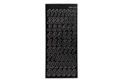 Luovat leikit - Creativ Company Stickers Large Numbers Black 1 Sheet - 170291