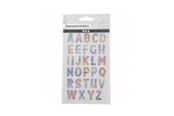 Luovat leikit - Creativ Company Diamond Stickers Alphabet 1 Sheet - 284035