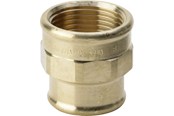 Liitostarvikkeet putkille - Viega reducing coupling 1 1/4" x 3/4" silicium bronze - 266431