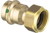 Paineputket ja liittimet - Viega sanpress connection screw fitting 18 mm x 3/4" gunmetal - 283391