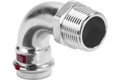 Paineputket ja liittimet - Viega Prestabo adapter elbow 90° 15 x 1/2" - 558413