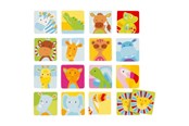 Lautapelit - Goki Wooden Memo Game Safari 32 pcs. - 56645