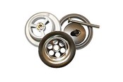 Varaosat & Asennustarvikkeet - Viega Bottom valve 1 1/4'' split for hand washing with plug Chrome - 101299