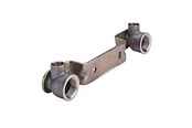 Liitostarvikkeet putkille - Viega Block 12mm x 1/2'' with bent back plate - 123628