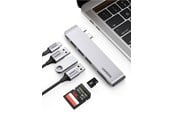 Telakointiasemat - UGREEN Macbook Pro Adapter 6 IN 2 Hub Adapter - 60560