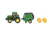 Leluautot - SIKU John Deere Traktori & Pyöröpaalain - S-1665