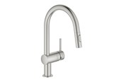Sekoittajat ja liittimet - Grohe Minta Kitchen faucet with pull-out C-spout Supersteel - 32321DC2
