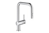 Sekoittajat ja liittimet - Grohe Minta Kitchen faucet with pull-out U-spout Chrome - 32322002