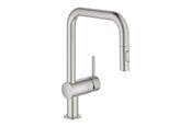 Sekoittajat ja liittimet - Grohe Minta Kitchen faucet with pull-out U-spout Supersteel - 32322DC2