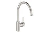Sekoittajat ja liittimet - Grohe Concetto Kitchen faucet with pull-out C-spout Supersteel - 32663DC3