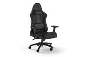 Pelituoli - Corsair TC100 Relaxed Pelituoli - Musta - Pehmeä keinonahka' - Jopa 120 kg - CF-9010050-WW