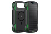 Powerbank - 4smarts TitanPack Solar Power Bank - Green Powerbank - Vihreä - 20000 mAh - 540244