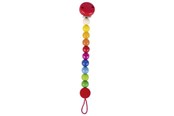 Vauva- ja taaperolelut - Goki Wooden Pacifier Chain Rainbow - 65307