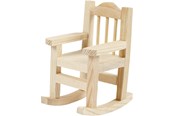 Luovat leikit - Creativ Company Wooden Mini Rocking Chair - 56925