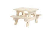 Luovat leikit - Creativ Company Wooden Mini Picnic Table - 56927